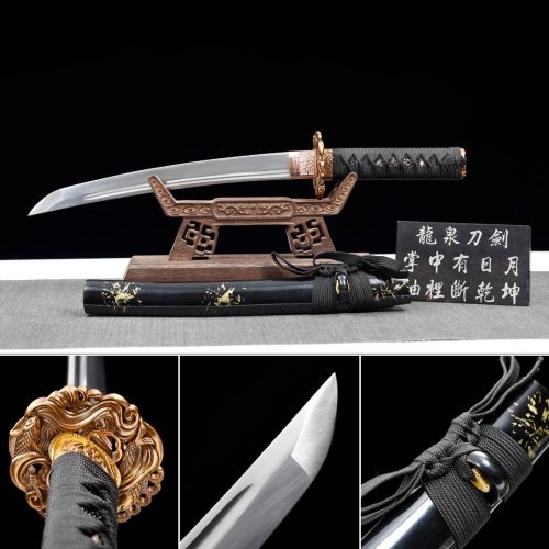 Handmade Pisces Tanto,Japanese samurai sword,Real Tanto,Short samurai sword,High manganese steel